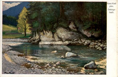 Hans Klatt - Gebirgsbach