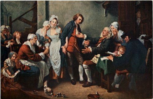 Greuze - Verlobung im Dorfe