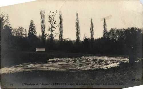 Lebaudy - apres le demontage de Chassis