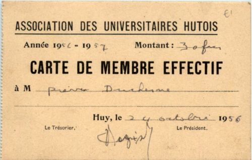 Huy- Association des Universitaires Hutois