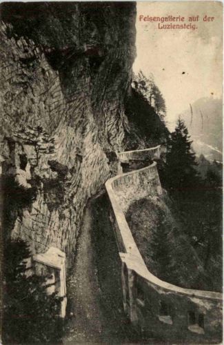 Felsengallerie auf der Luziensteig