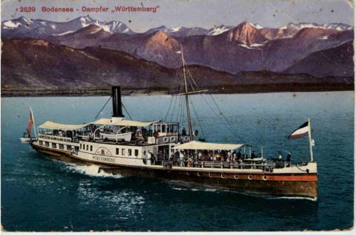 Bodensee Dampfer Württemberg