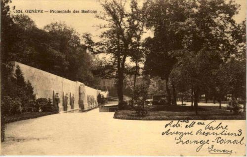 Geneve - Promenade des Bastions