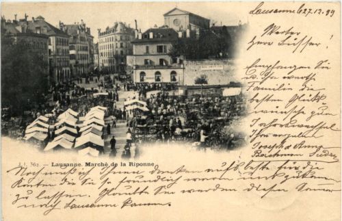 Lausanne - Marche de la Riponne
