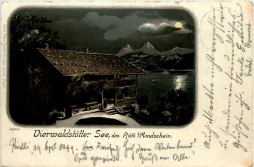 Vierwaldstättersee Rütli - Litho