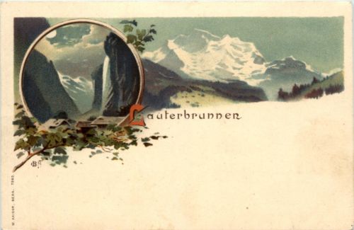 OeschinenseeLauterbrunnen - Litho