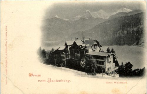 Gruss aus Beatenberg - Hotel Waldrand