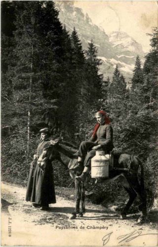 Paysannes de Champery