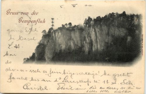 Gruss von der Gempenfluh