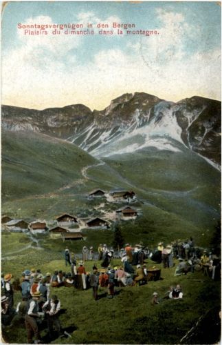 Sonntagsvergnügen in den Bergen