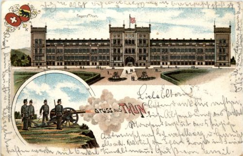 Gruss aus Thun - Litho