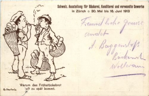 Zürich - Ausstellung für Bäckerei 1913