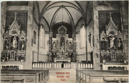 Inneres der Kirche von Sulz