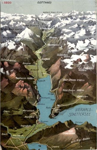 Gotthard Altdorf Panorama