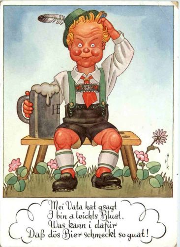 Künstlerkarte bier