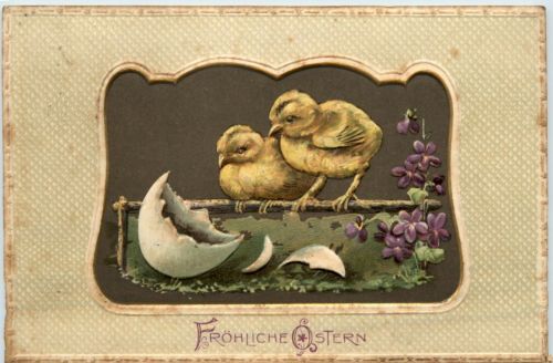 Ostern - Prägekarte