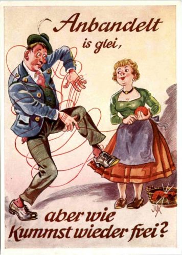 Humor - Anbandelt is glei