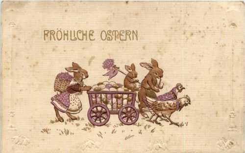 Ostern - Prägekarte