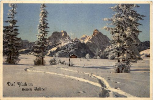 Berglandschaft im Winter