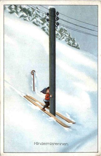 Humor Skifahren