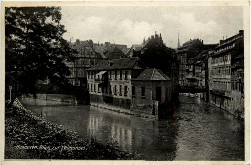 Hannover - Blick zur Leineinsel