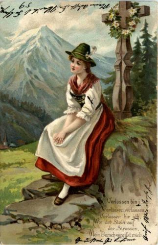 Frau in Tracht