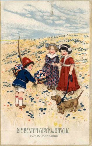 Kinder mit Hund