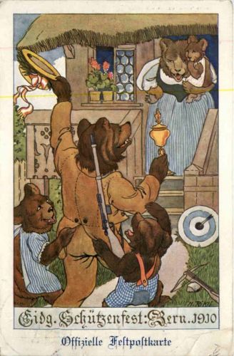 Bern - Eidg. Schützenfest 1910 - Bear