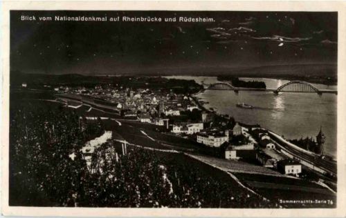 Rüdesheim am Rhein bei Nacht