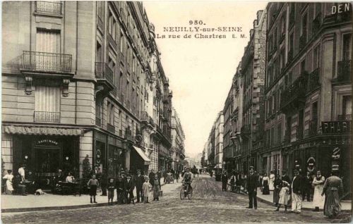 Neuilly sur Seine - La rue de Chartres