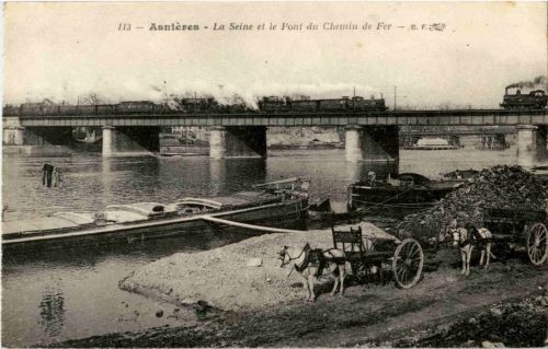 Asnieres - Le Pont du Chemin de fer