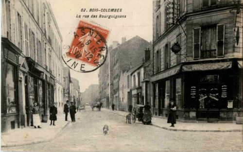 Bois Colombes - La rue des Bourguignons