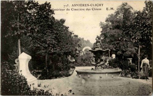 Asnieres Clichy - Interieur du Cimetiere des Chiens