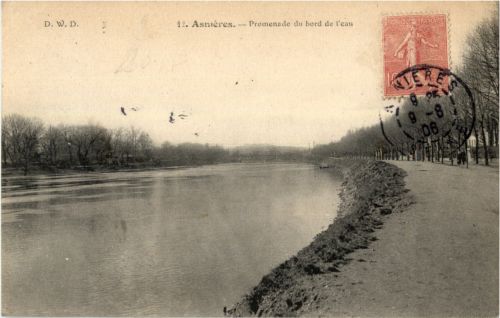 Asnieres - Promenade du bord d l eau