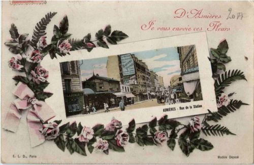 Asnieres - Je vous envoie ces Fleurs