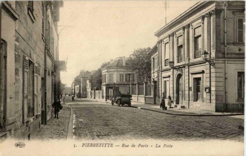 Pierrefitte - Rue de Paris - La Poste