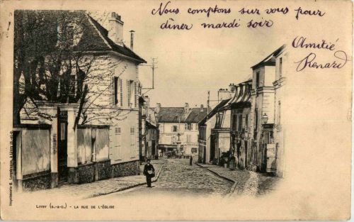 Livry - La rue de l Eglise