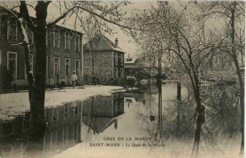 Saint Maur - Crue de la Marne