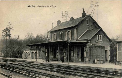 Ablon - La gare