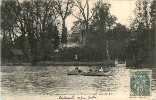 Enghien les Bains - Promenade sur le Lac
