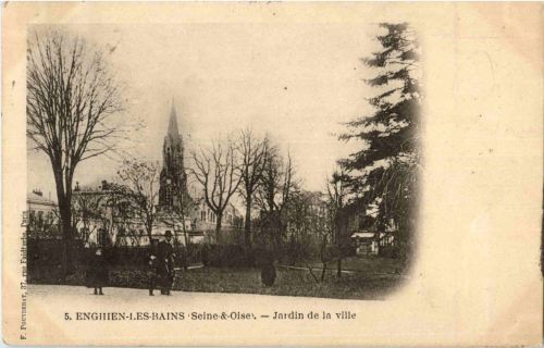Enghien les Bains - Jardin de la Ville