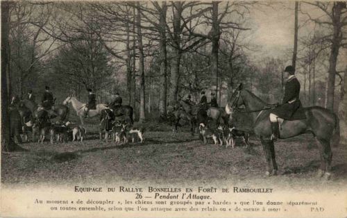 Equipage du Rallye Bonnelles en Foret de Rambouillet