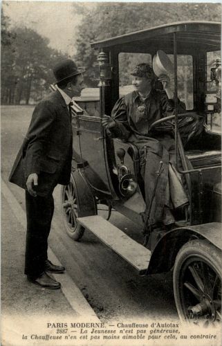 Paris - Chauffeuse d Autotax