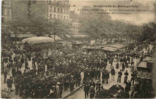 Paris - Catastrophe du Metropolitain