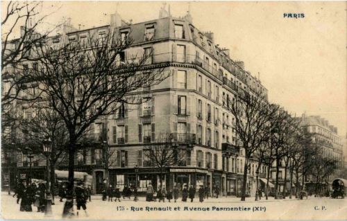 Paris - Rue Renault et Avenue Parmentier