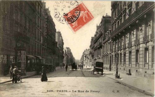 Paris - La Rue de Prony