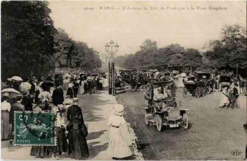 Paris - L Avenue du Bois de Boulogne - Auto - Car