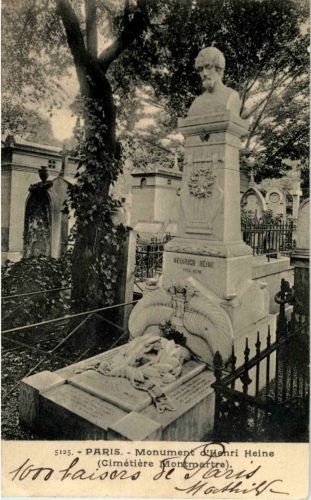 Paris - Montmartre - Monument d Henri Heine