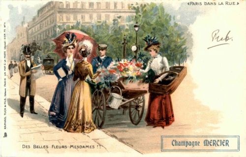 Paris - Champagne Mercier - Litho