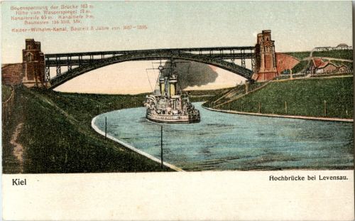 Kiel - Hochbrücke bei Levensau